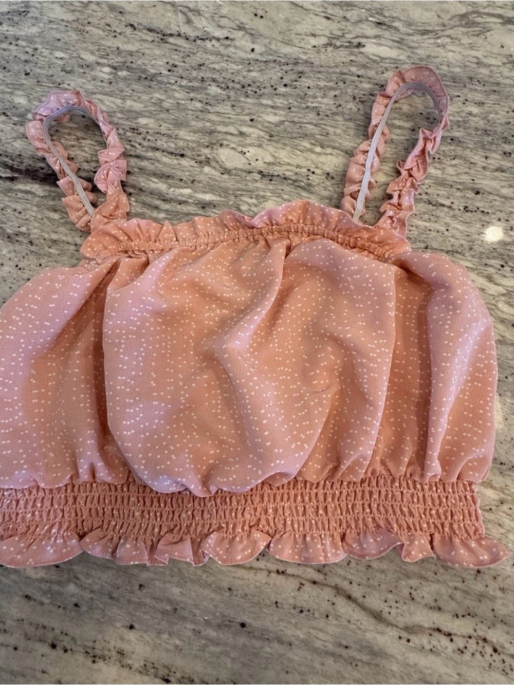 Rabbit Rose Cropped Top Size Large